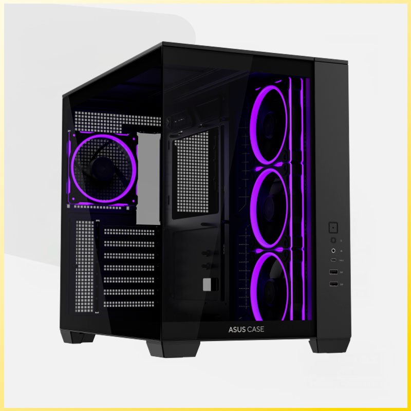 CASE ASUS A32 PLUS ARGB BLACK EDITION 4 FANS