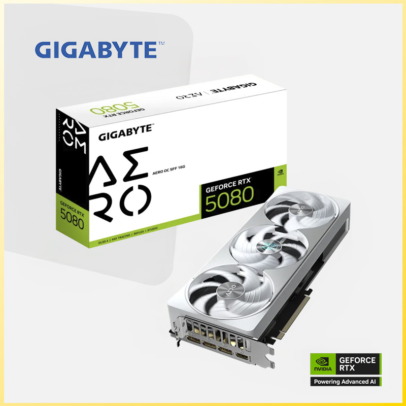 TARJETA DE VIDEO NVIDIA RTX 5080 GIGABYTE AERO SFF  16GB GDDR7