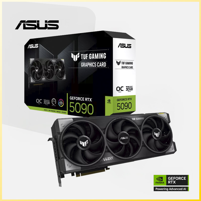 TARJETA DE VIDEO NVIDIA RTX 5090 ASUS TUF GAMING OC  32GB GDDR7