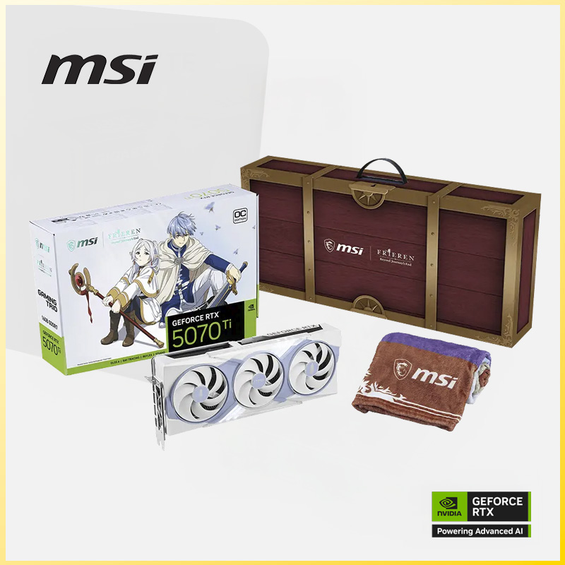 TARJETA DE VIDEO RTX 5070TI 16GB GDDR7 MSI FRIEREN EDITION