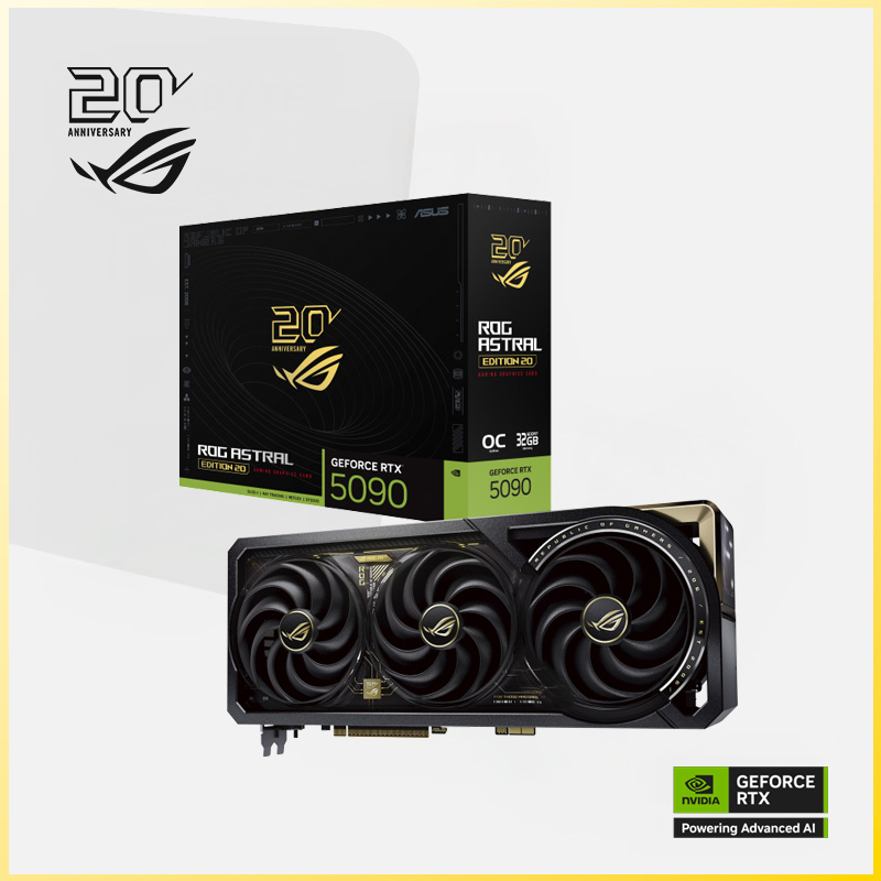 TARJETA DE VIDEO ROG ASTRAL GeForce RTX 5090 Edition 20 ANIVERSARIO