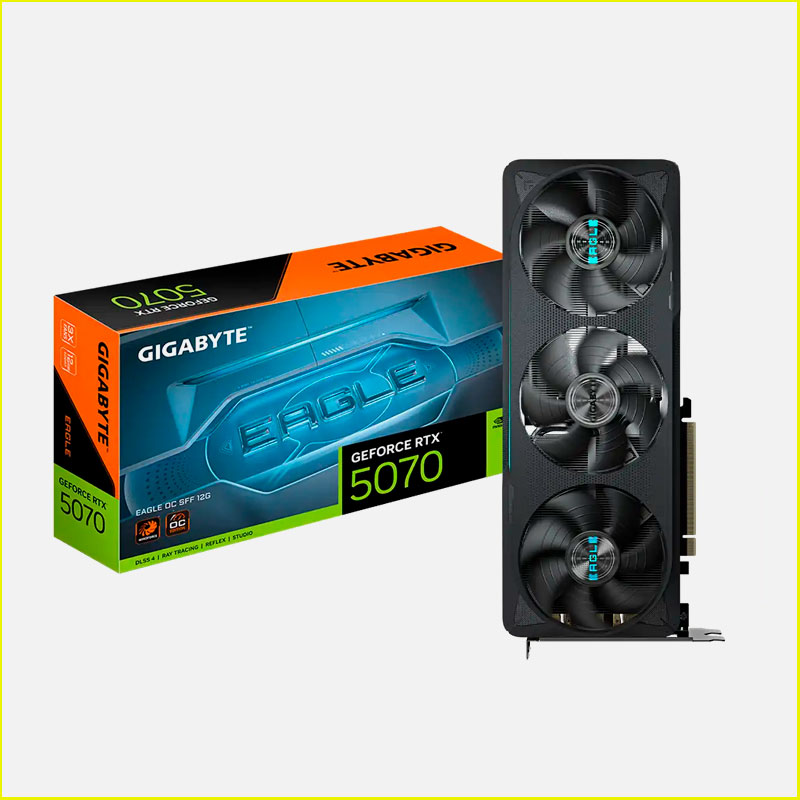 TARJETA DE VIDEO GIGABYTE GEFORCE RTX 5070 12GB GDDR7 EAGLE OC SFF