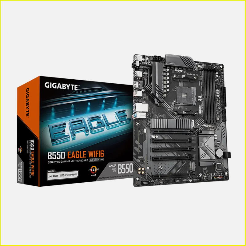 PLACA MADRE GIGABYTE B550 EAGLE WIFI6 (B550-EAGLE-WIFI6) SOCKET AM4, RAM DDR4, WIFI