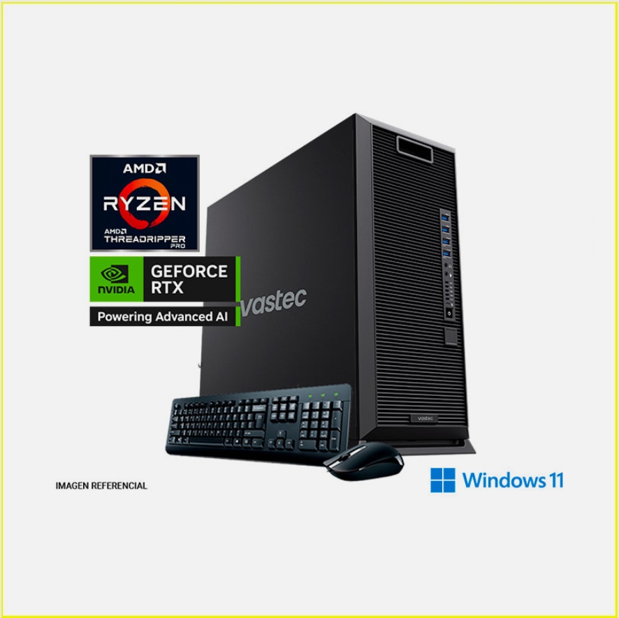 WORKSTATION RYZEN THREADRIPPER PRO 7995WX 128GB DDR5 ECC 6TB M.2 SSD  NVIDIA RTX 6000 ADA 48GB  1600W