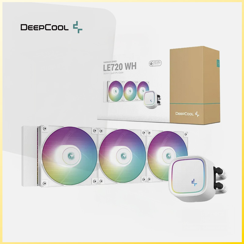 ENFRIAMIENTO LIQUIDO DEEPCOOL LE720 WHITE EDITION 360MM ARGB LGA AMD