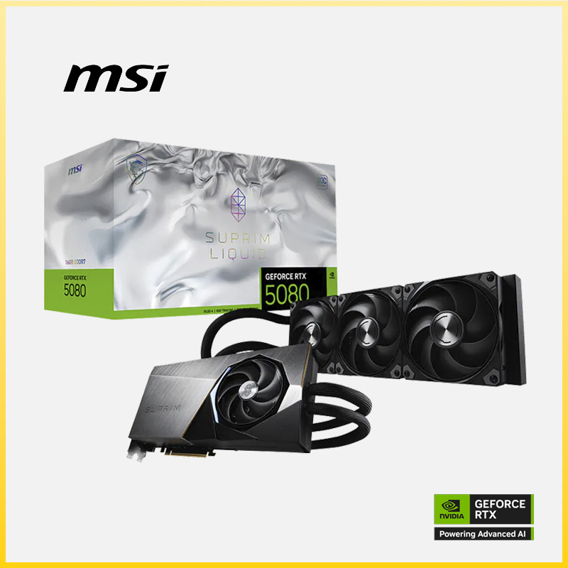 TARJETA DE VIDEO MSI GAMING RTX 5080 16G SUPRIM LIQUID