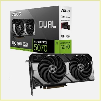 VGA ASUS DUAL GEFORCE RTX 5070 12GB GDDR7 OC Edition