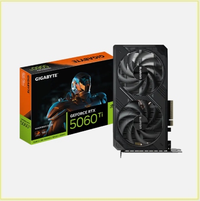 TARJETA DE VIDEO GIGABYTE GEFORCE RTX 5060 TI 8GB WINDFORCE OC GDDR7