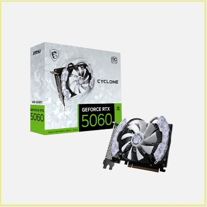 TARJETA DE VIDEO MSI GEFORCE RTX 5060 8GB CYCLONE OC GDDR7