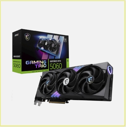 TARJETA DE VIDEO MSI GEFORCE RTX 5060 8GB GDDR7 128BITS GAMING TRIO