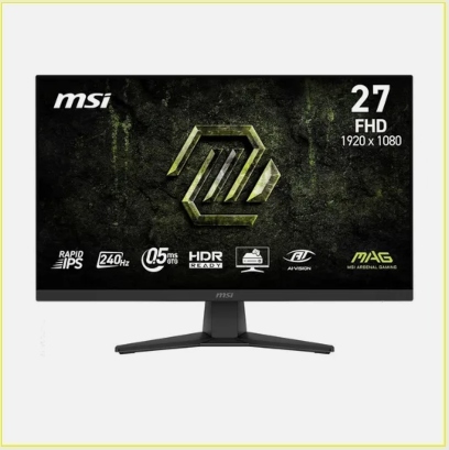 MONITOR MSI MAG 272F X24, 27" RAPID IPS, FHD, 240Hz, 0.5ms