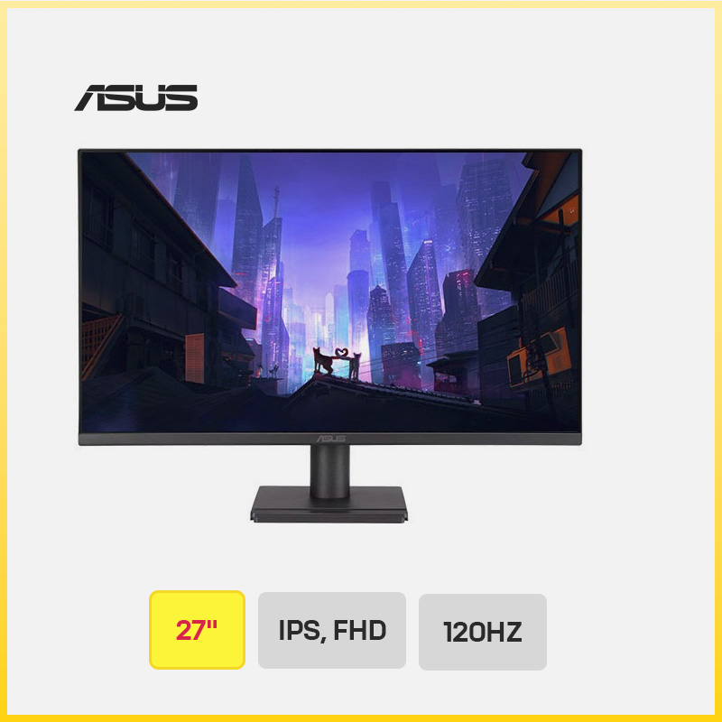 MONITOR ASUS VA279HG, 27" IPS, FHD, 120Hz, 1ms